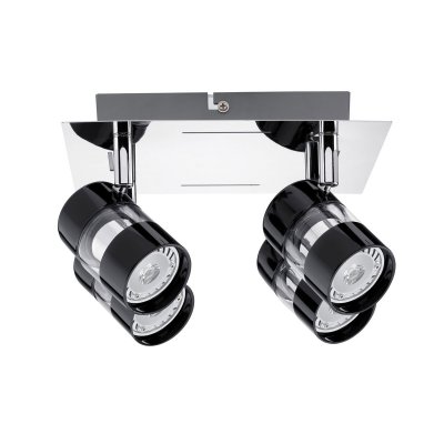 Paulmann 60189 SL Nevo LED Rondell 4x3,5W GU10 Sz/Chr