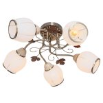 Светильник ЭкономСвет 601YX/5AB+BEG WT