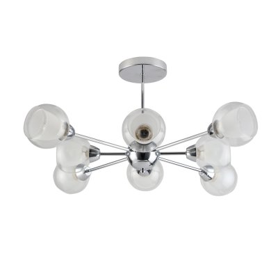 Светильник модерн Экономсвет 60209/8CR WT+CL