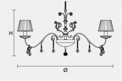 Подвесной светильник Masiero CLASSICA 6025 S12 Подвесной светильник Masiero CLASSICA 6025 S12