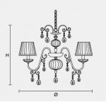 Подвесной светильник Masiero CLASSICA 6030 S8