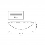 Светильник потолочный Lightstar 604074 Murano
