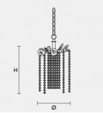 Подвесной светильник Masiero CLASSICA 6050 S1