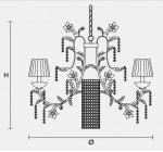 Подвесной светильник Masiero CLASSICA 6050 S8