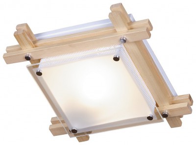 Светильник квадратный дерево Velante 606-711-01