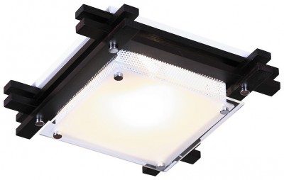 Светильник квадратный дерево венге Velante 606-721-01