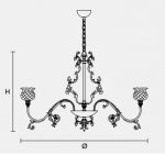 Подвесной светильник Masiero CLASSICA 6080 12
