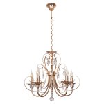 Люстра классическая с хрусталем 6091/5FGD+WT Экономсвет