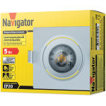 Светильник Navigator 61 019 NDL-PS5-5W-840-WH-LED