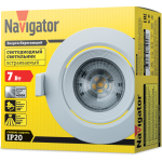 Светильник Navigator 61 020 NDL-PR5-7W-840-WH-LED