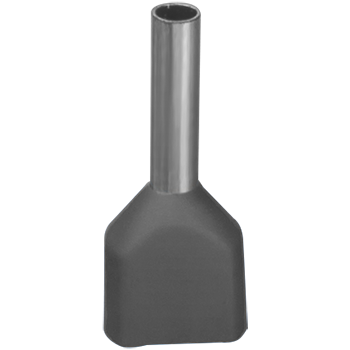 Наконечник Navigator 61 038 NET-E2-0.75-8-B50 НШВИ2, сер.2 провода (50шт/упак)