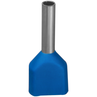 Наконечник Navigator 61 041 NET-E2-2.5-10-B50 НШВИ2, син.2 провода (50шт/упак)