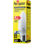 Лампа Navigator 61 241 NLL-C37-7-230-6.5K-E27-FR