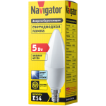 Лампа Navigator 61 249 NLL-P-C37-5-230-6.5K-E14-FR