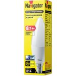 Лампа Navigator 61 326 NLL-C37-8.5-230-6.5K-E14-FR