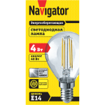 Лампа Navigator 61 342 NLL-F-G45-4-230-4K-E14