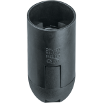 Патрон электрический Navigator 61 348 NLH-PL-E14-BL пластик подвесной черный Е14