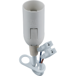 Патрон электрический Navigator 61 352 NLH-P-F-WH-E14-TB пластиковый белый с КЗВ