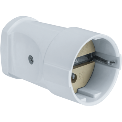 Розетка Navigator 61 366 NCA-SK01-16A-E-WH переносная с/з белая