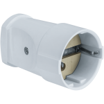 Розетка Navigator 61 366 NCA-SK01-16A-E-WH переносная с/з белая