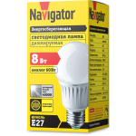 Лампа Navigator 61 384 NLL-A60-8-230-4K-E27-DIMM