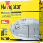 Светильник Navigator 61 424 NBL-R04-18-6.5K-IP20-LED