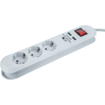Удлинитель Navigator 61 455 NPE-USB01-03-180-ESC-3X1 с/з выкл.3 гн.1.8м USB2.1A