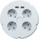 Удлинитель Navigator 61 456 NPE-USB02-04-150-ESC-3X1с/з выкл.4 гн.1.5м USB2.1A