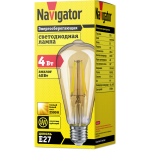 Лампа Navigator 61 485 NLL-F-ST64-4-230-2.5К-E27