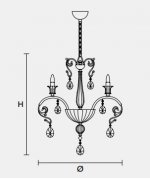 Подвесной светильник Masiero CLASSICA 6100 6