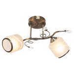 Потолочный светильник Экономсвет 6103M/2AB WT