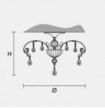Потолочный светильник Masiero CLASSICA 6105 PL7