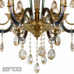 Подвесная люстра iLamp Asia 61081-6 Бронзовая