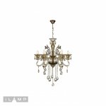 Подвесная люстра iLamp Asia 61082-6 Бронзовая