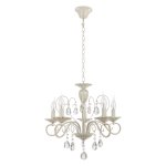 Люстра классическая с хрусталем Экономсвет 6108/5WT WT