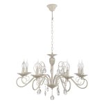 Люстра классическая с хрусталем Экономсвет 6108/8WT WT