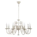 Люстра классическая с хрусталем Экономсвет 6109/8WT WT