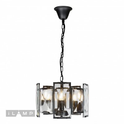 Подвесная люстра iLamp Panorama 6113-360 Черная Подвесная люстра iLamp Panorama 6113-360 Черная