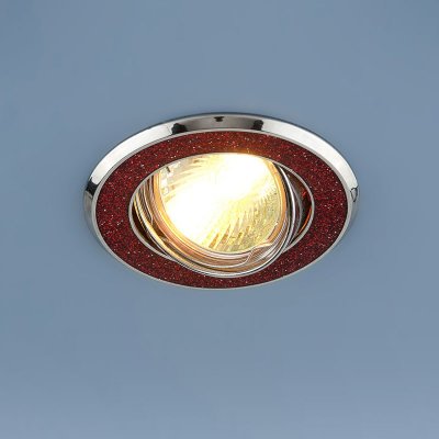 Светильник Elektrostandard 611A SH R красный блеск/хром Светильник Elektrostandard 611A SH R красный блеск/хром