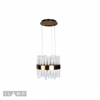 Подвесная люстра iLamp Art 6120-400 Золотая Подвесная люстра iLamp Art 6120-400 Золотая