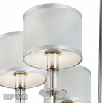 Потолочная люстра iLamp Domino 61240/6 Никель+серый