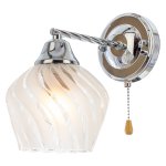 Светильник ЭкономСвет 6125/1wCR+BK WT