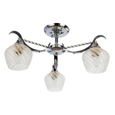 Люстра классическая Экономсвет 6125/3CR+BK WT