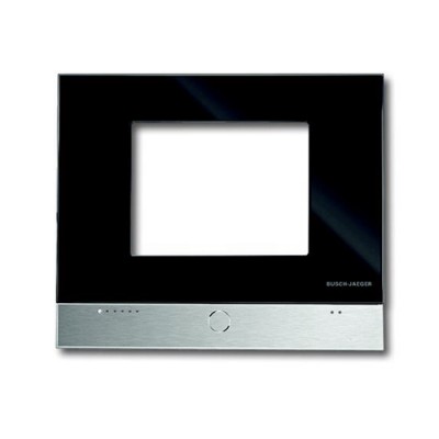 ДекоративнаяРамка для панели (черное стекло, алюминий) [BJE6136/11] 6136-0-0140