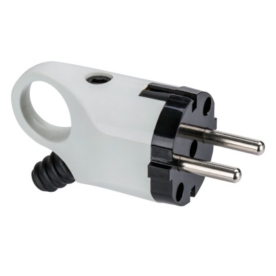 Вилка Navigator 61 361 NCA-PL03-16A-E-WH угловая с/з белая Вилка Navigator 61 361 NCA-PL03-16A-E-WH угловая с/з белая