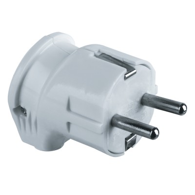 Вилка Navigator 61 362 NCA-PL04-16A-E-WH угловая с/з белая Вилка Navigator 61 362 NCA-PL04-16A-E-WH угловая с/з белая