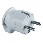 Вилка Navigator 61 362 NCA-PL04-16A-E-WH угловая с/з белая