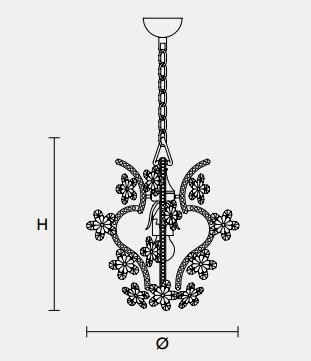Подвесной светильник Masiero CLASSICA 6145 1 Подвесной светильник Masiero CLASSICA 6145 1