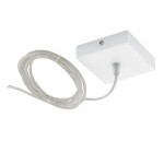 Потолочная чаша квадратная 100*100мм белая Eglo 61489 SALOBRENA 1 с кабелем 1м