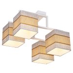 Потолочный светильник Экономсвет 6152/4WT BR+GR